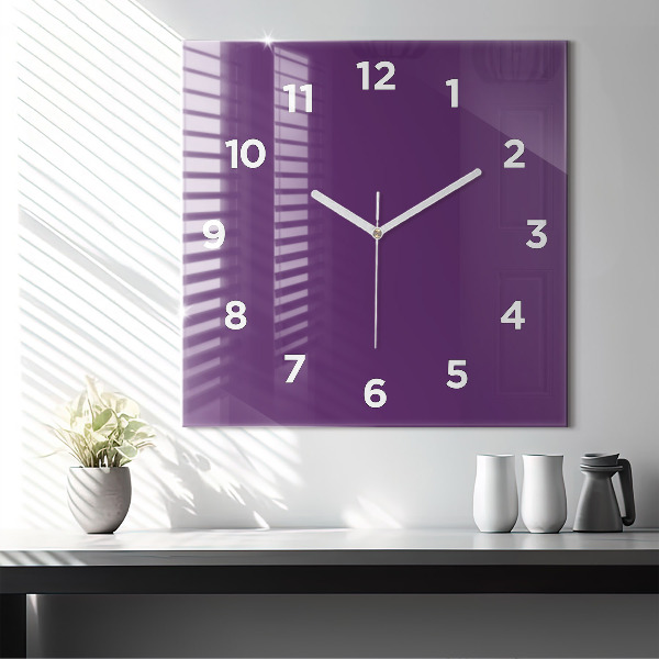 Orologio quadrato Viola
