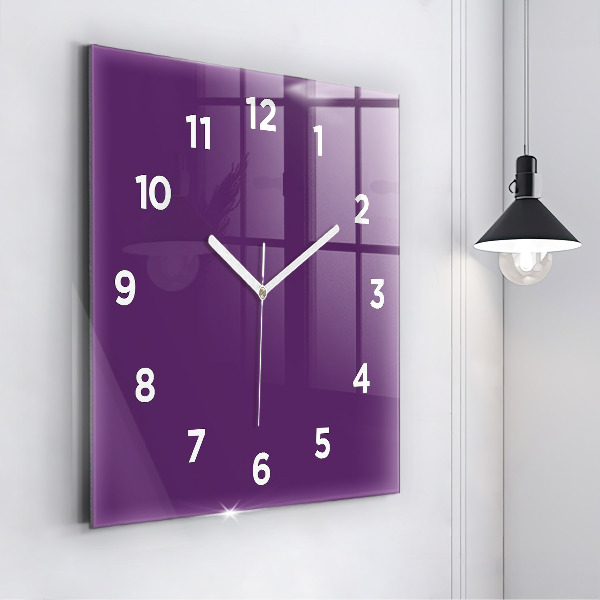 Orologio quadrato Viola