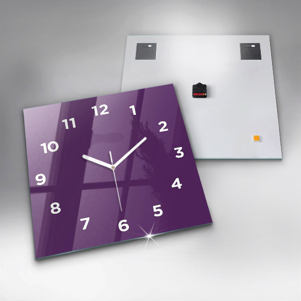 Orologio quadrato Viola