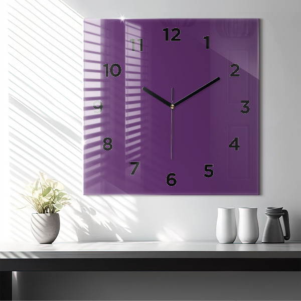 Orologio quadrato Viola