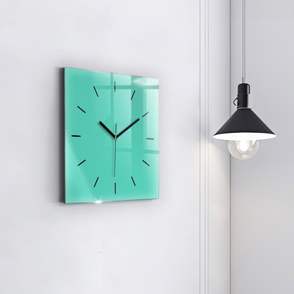Orologio quadrato Turchese