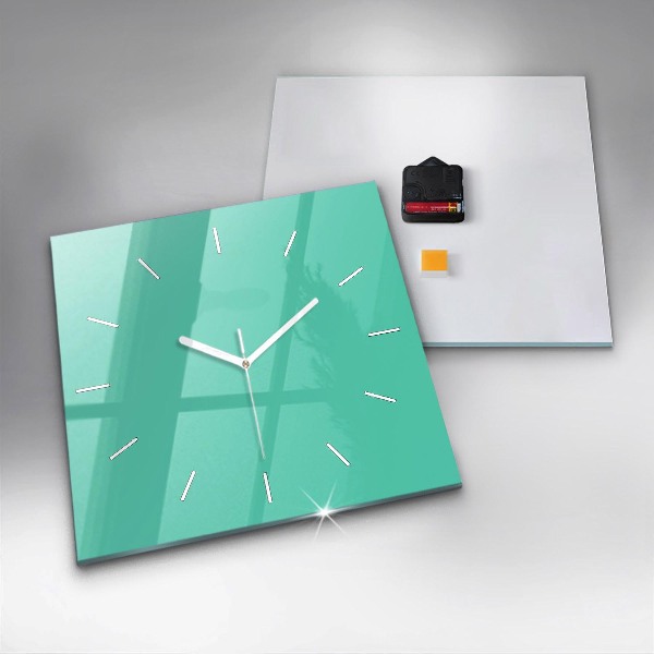 Orologio quadrato Turchese