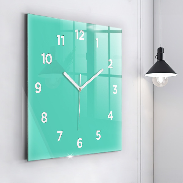 Orologio quadrato Turchese