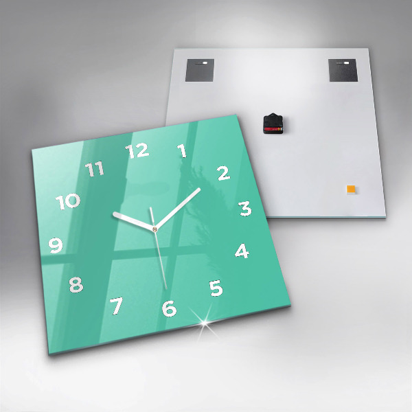 Orologio quadrato Turchese