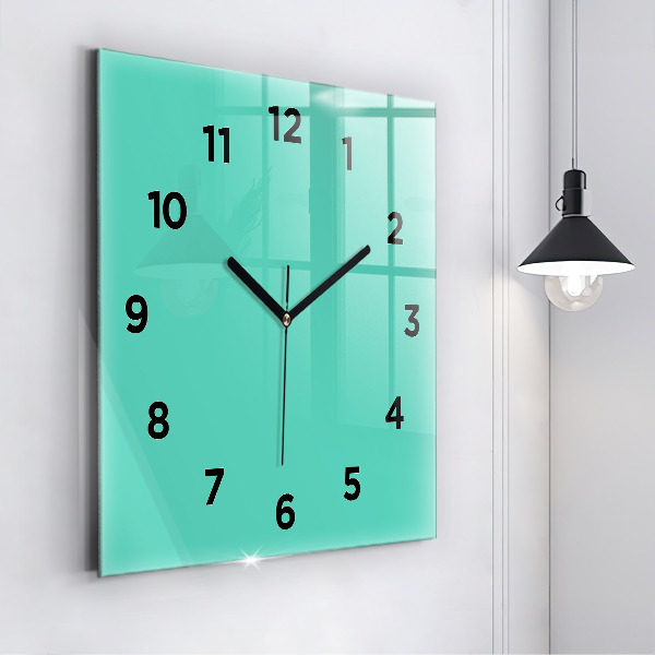 Orologio quadrato Turchese
