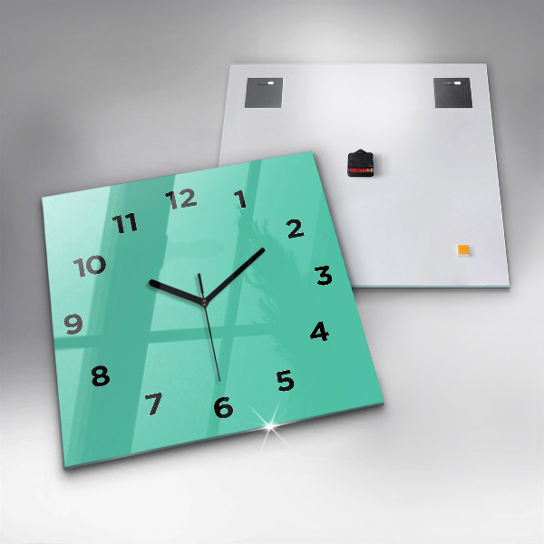 Orologio quadrato Turchese