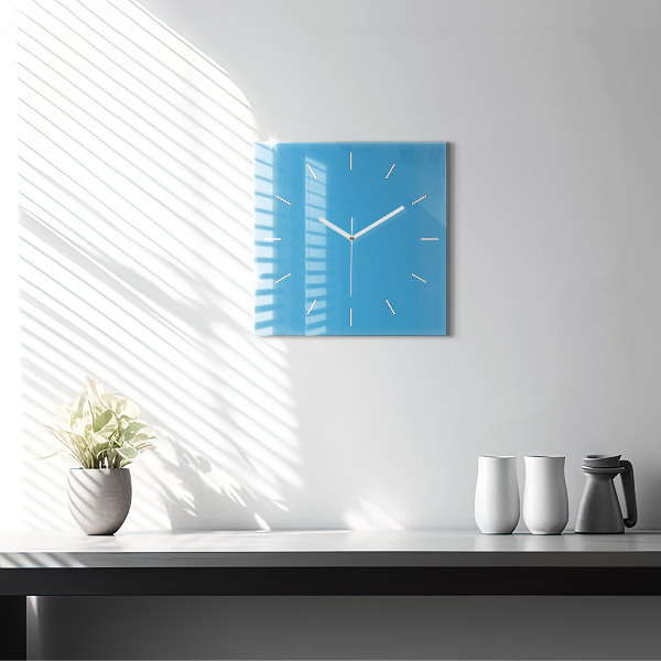 Orologio quadrato Blu