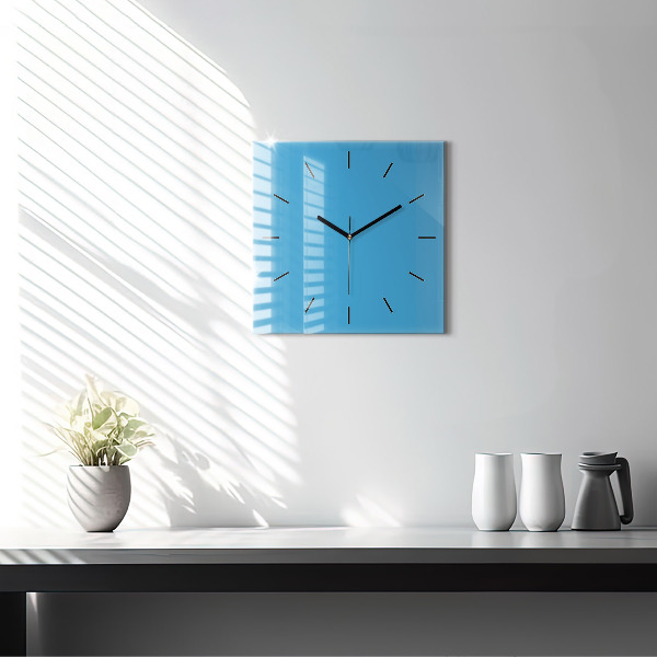 Orologio quadrato Blu