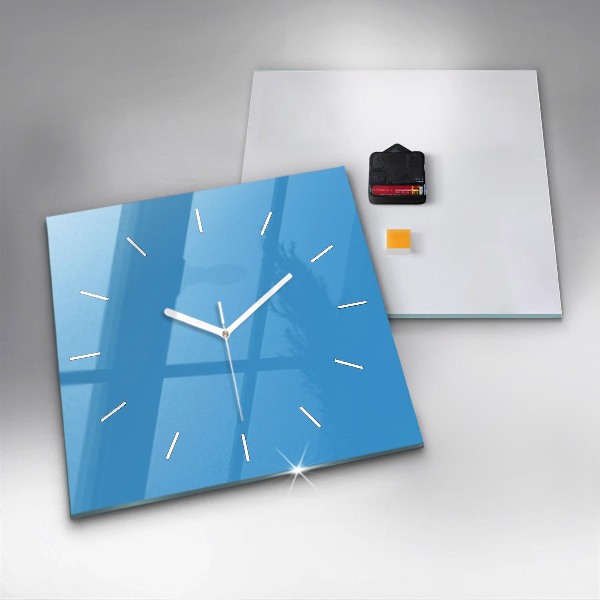 Orologio quadrato Blu