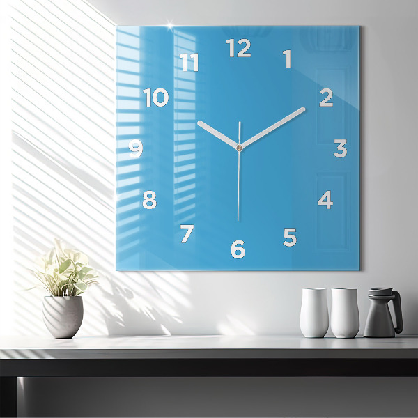 Orologio quadrato Blu