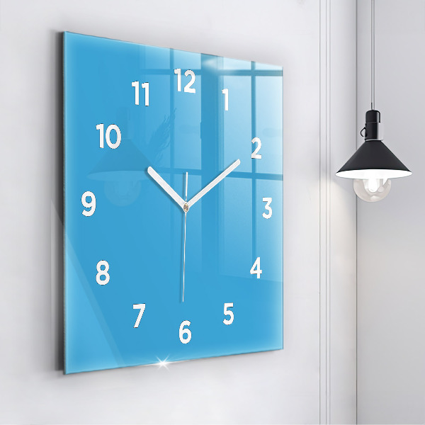 Orologio quadrato Blu