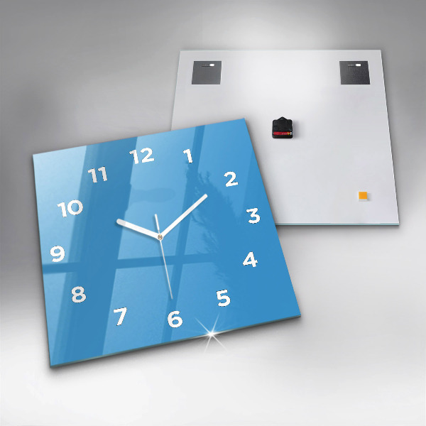 Orologio quadrato Blu