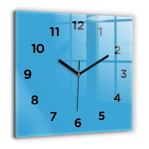 Orologio quadrato Blu