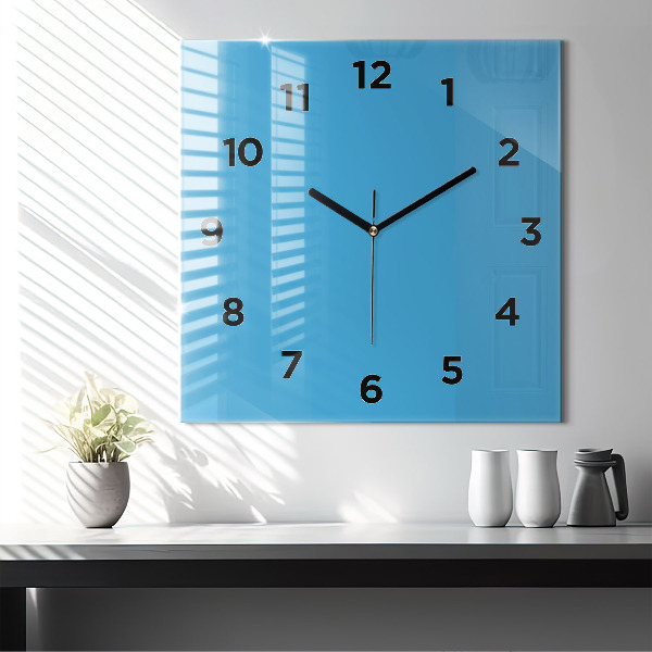 Orologio quadrato Blu