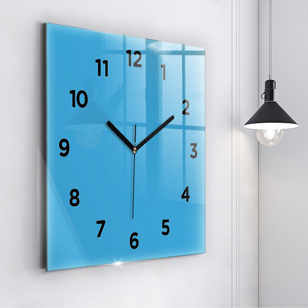 Orologio quadrato Blu