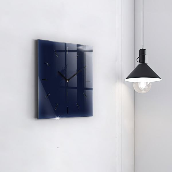 Orologio quadrato Blu scuro