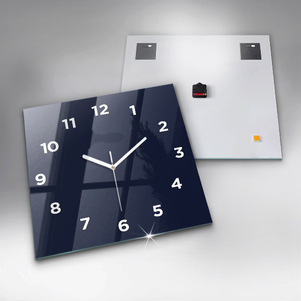 Orologio quadrato Blu scuro