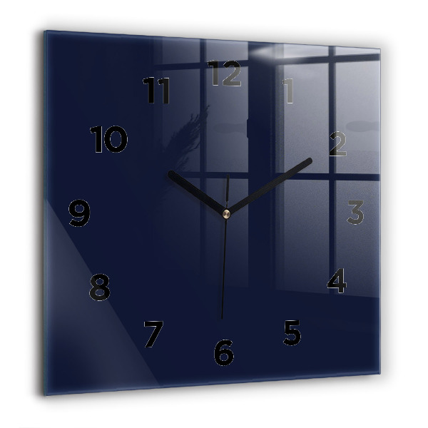 Orologio quadrato Blu scuro