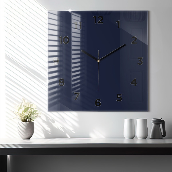 Orologio quadrato Blu scuro