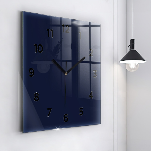 Orologio quadrato Blu scuro