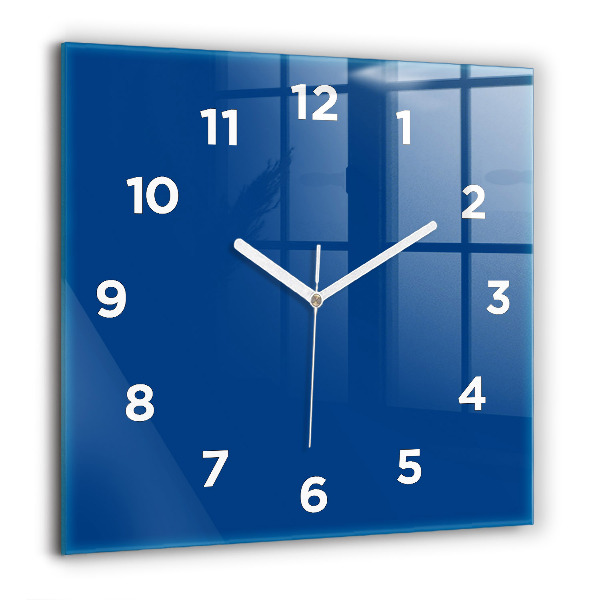 Orologio quadrato Blu