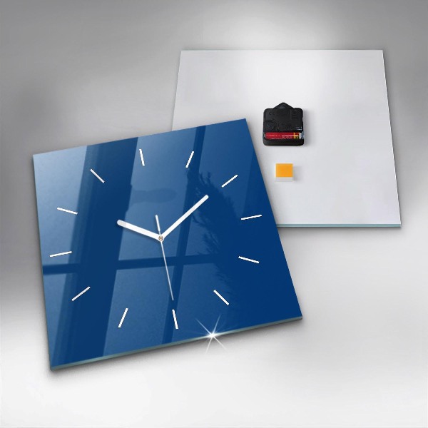 Orologio quadrato Blu