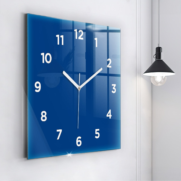 Orologio quadrato Blu