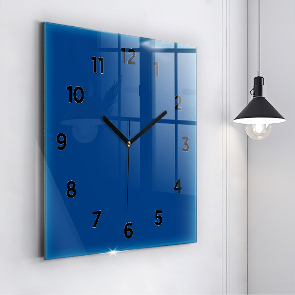 Orologio quadrato Blu