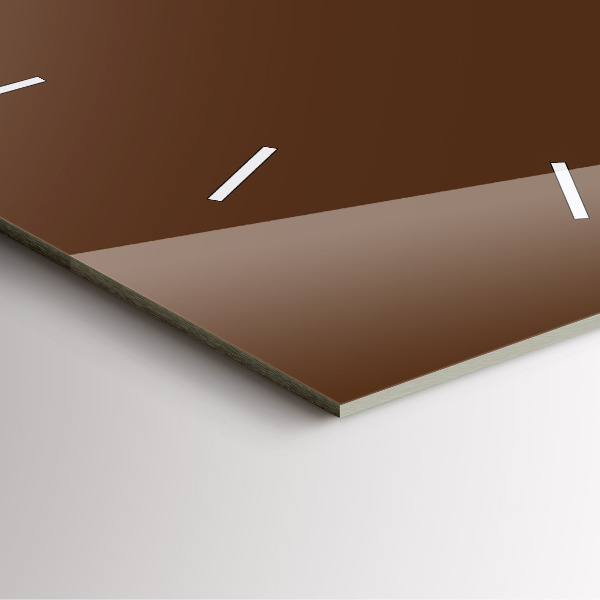 Orologio quadrato Marrone