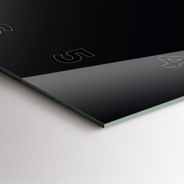 Orologio quadrato Nero