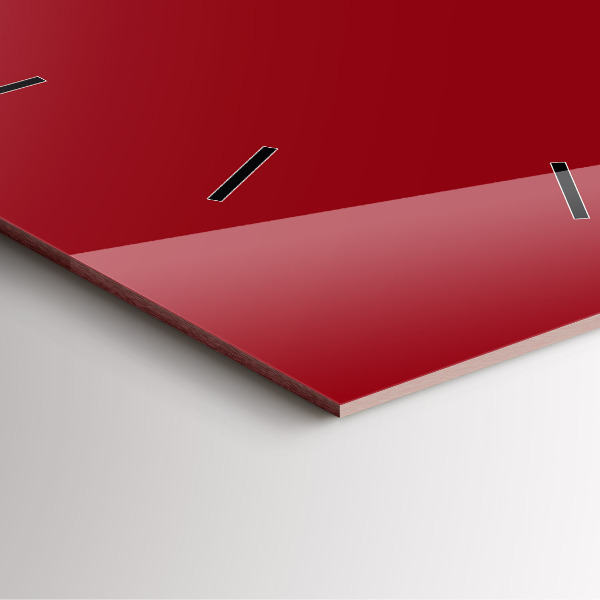 Orologio quadrato Rosso