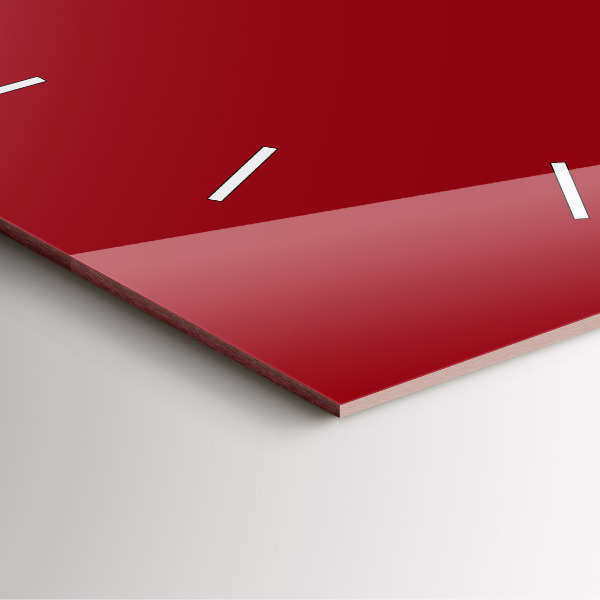 Orologio quadrato Rosso