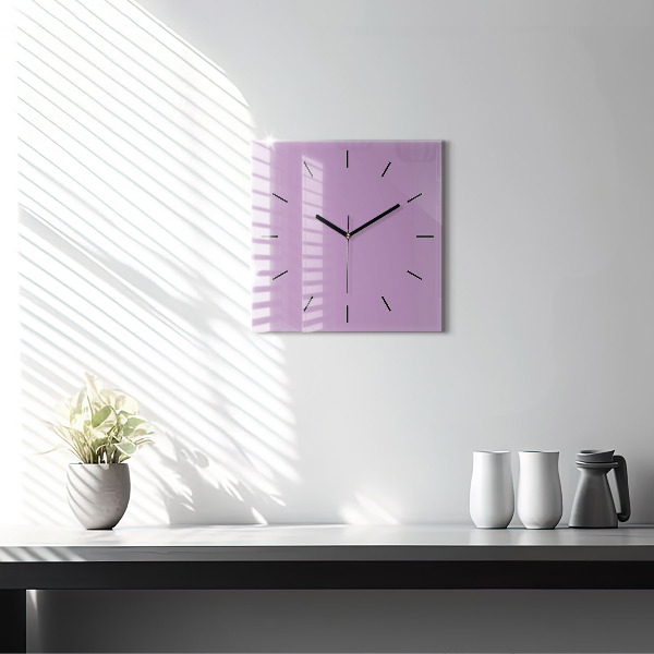 Orologio quadrato Lilla