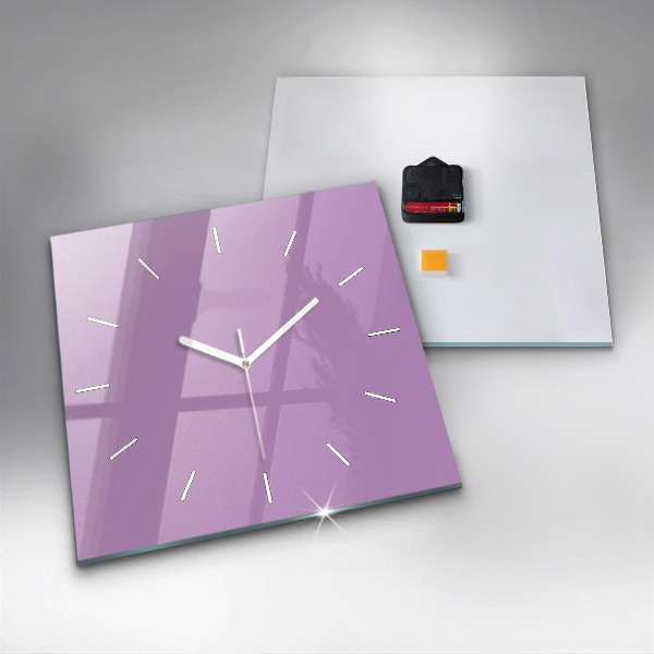 Orologio quadrato Lilla