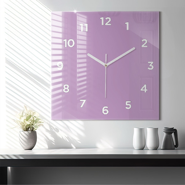 Orologio quadrato Lilla