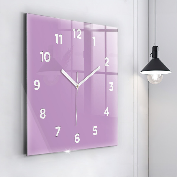 Orologio quadrato Lilla