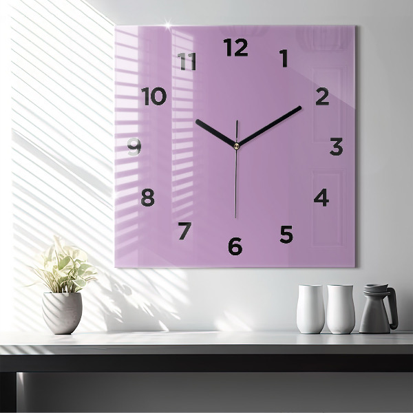 Orologio quadrato Lilla