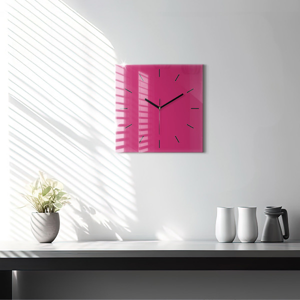 Orologio quadrato Rosa