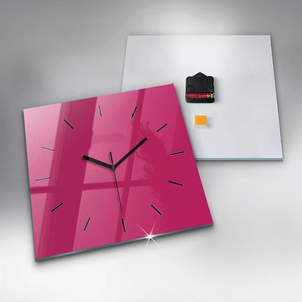 Orologio quadrato Rosa