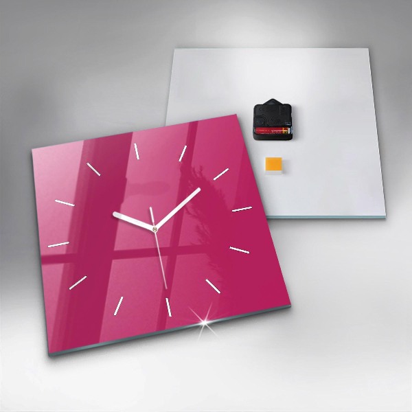 Orologio quadrato Rosa