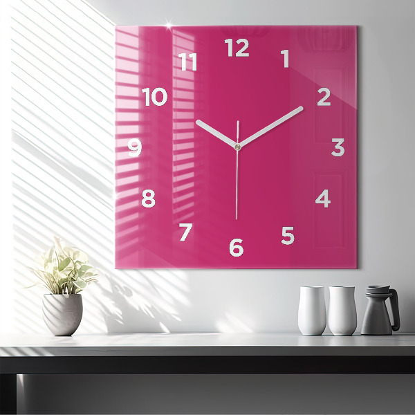 Orologio quadrato Rosa