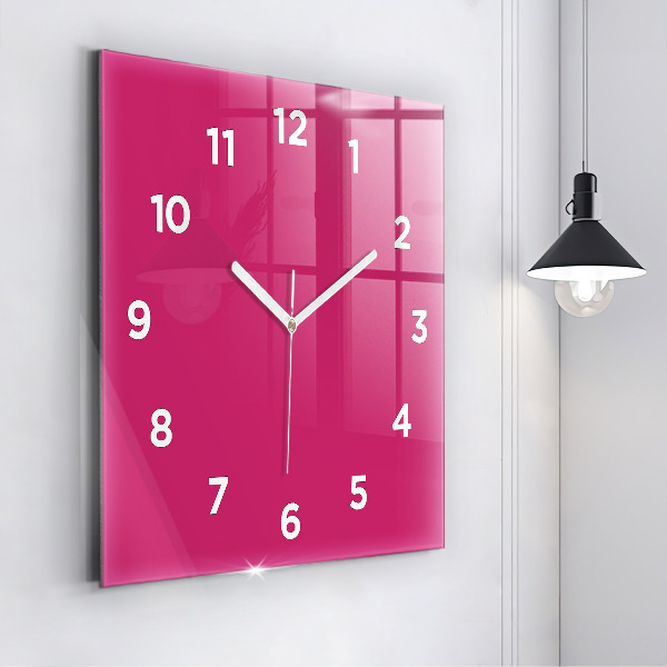 Orologio quadrato Rosa