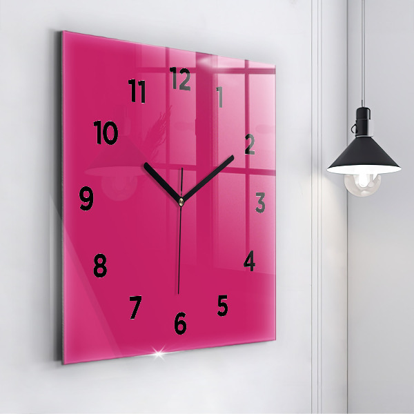Orologio quadrato Rosa