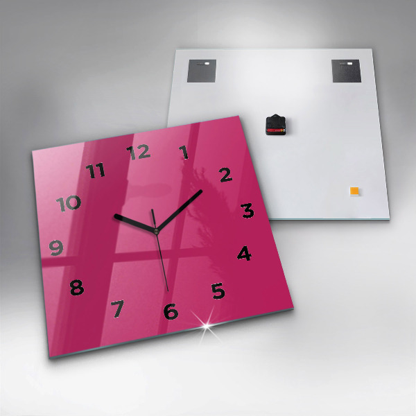 Orologio quadrato Rosa