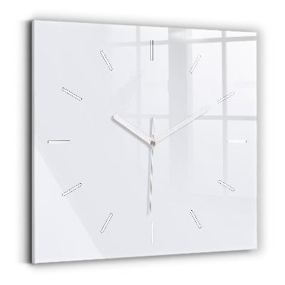 Orologio quadrato Bianco