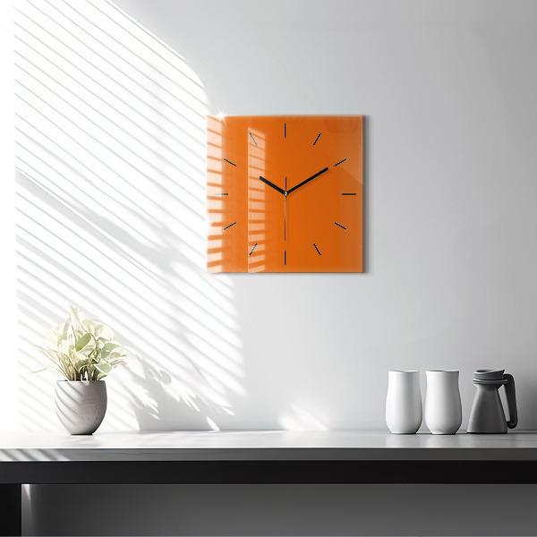 Orologio quadrato Arancia