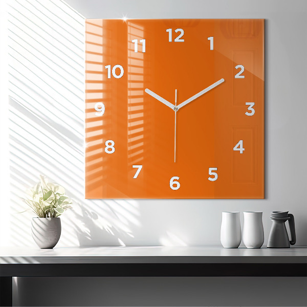 Orologio quadrato Arancia
