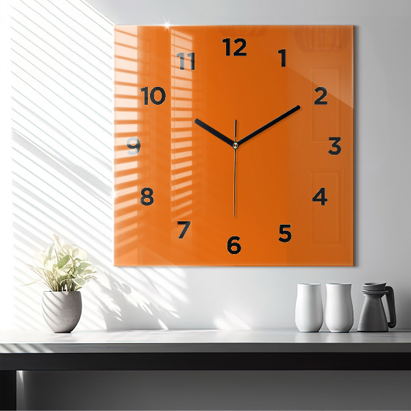 Orologio quadrato Arancia