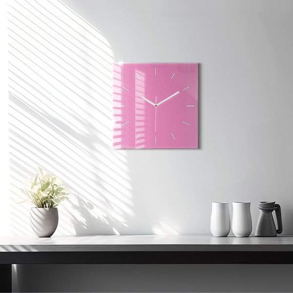 Orologio quadrato Rosa