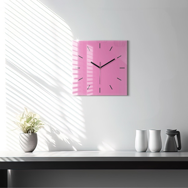 Orologio quadrato Rosa